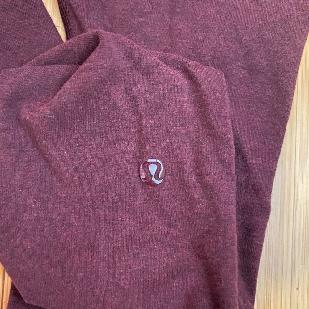 Lululemon Burgundy Leggings